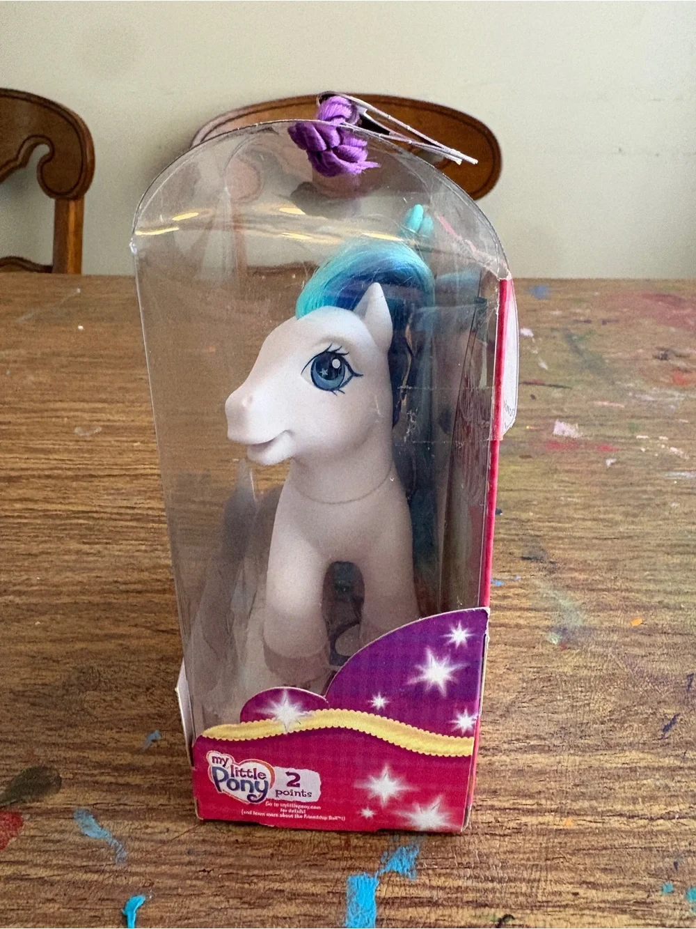 2003 My Little Pony Peri Winkle Friendship Ball Jewel Pony G3